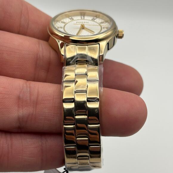 Fossil BQ3916 Women’s Modern Sophisticate 30mm Gold-Tone Stainless Steel – NWBT - Picture 11 of 15